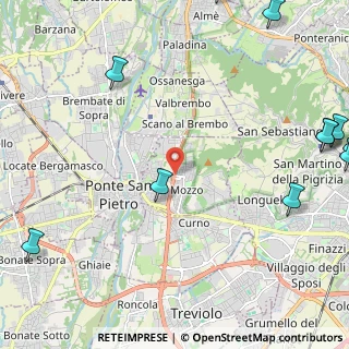 Mappa 24030 Mozzo BG, Italia (3.50818)