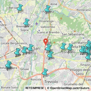 Mappa 24030 Mozzo BG, Italia (3.0165)
