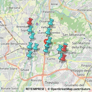 Mappa 24030 Mozzo BG, Italia (1.48375)