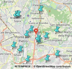 Mappa 24030 Mozzo BG, Italia (2.21333)