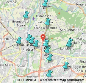 Mappa 24030 Mozzo BG, Italia (2.00571)