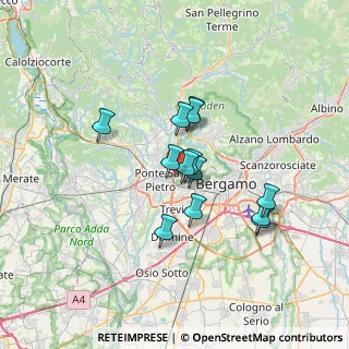 Mappa 24030 Mozzo BG, Italia (5.27462)