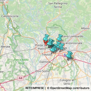 Mappa 24030 Mozzo BG, Italia (4.44091)