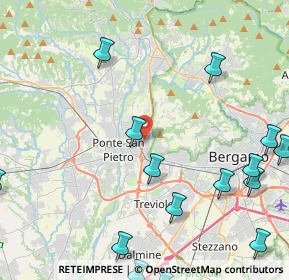 Mappa 24030 Mozzo BG, Italia (6.15438)