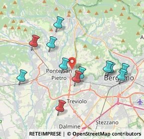 Mappa 24030 Mozzo BG, Italia (3.84583)