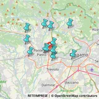 Mappa 24030 Mozzo BG, Italia (2.90917)