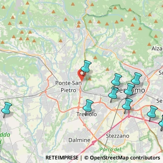 Mappa 24030 Mozzo BG, Italia (5.88545)