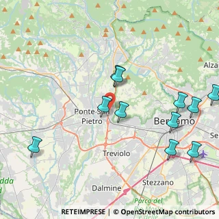 Mappa 24030 Mozzo BG, Italia (4.65182)