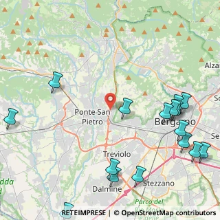 Mappa 24030 Mozzo BG, Italia (5.86313)