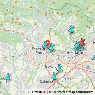 Mappa 24030 Mozzo BG, Italia (5.32545)