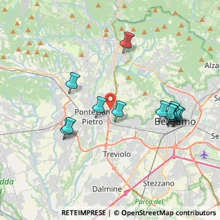 Mappa 24030 Mozzo BG, Italia (3.95154)