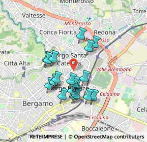 Mappa Via Alessandro Noli, 24124 Bergamo BG, Italia (0.7295)