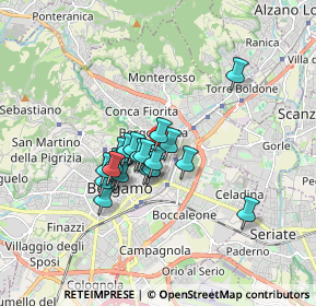 Mappa Via Alessandro Noli, 24124 Bergamo BG, Italia (1.2185)