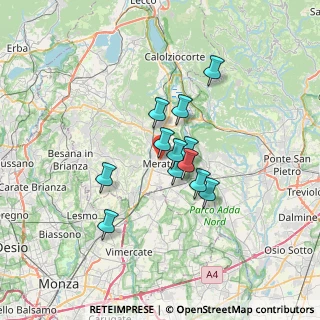 Mappa Via Monsignor Colombo, 23807 Merate LC, Italia (4.83083)