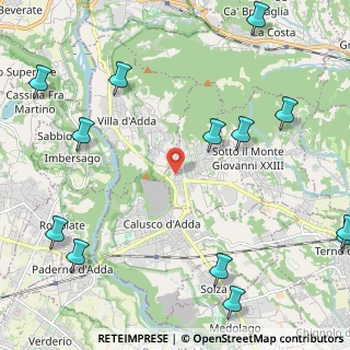 Mappa Via Monsignor Cattaneo, 24030 Carvico BG, Italia (3.12385)