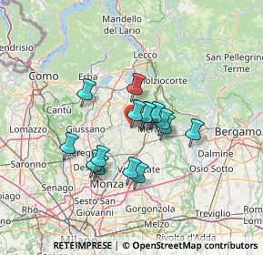 Mappa Via XXV Aprile, 23873 Missaglia LC, Italia (9.85)