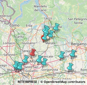 Mappa Via XXV Aprile, 23873 Missaglia LC, Italia (16.504)