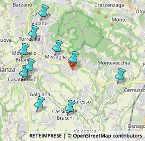 Mappa Via XXV Aprile, 23873 Missaglia LC, Italia (2.34182)