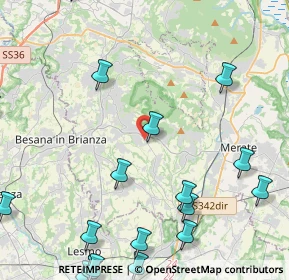 Mappa Via XXV Aprile, 23873 Missaglia LC, Italia (6.462)