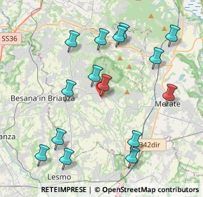 Mappa Via XXV Aprile, 23873 Missaglia LC, Italia (4.32933)