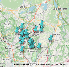 Mappa Via Giuseppe Verdi, 20842 Besana In Brianza MB, Italia (6.20789)