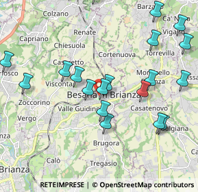 Mappa Via Giueppe Verdi, 20842 Besana In Brianza MB, Italia (2.3015)