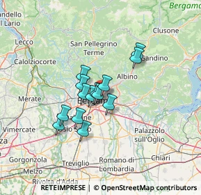 Mappa Via Carlo Serassi, 24124 Bergamo BG, Italia (8.98714)
