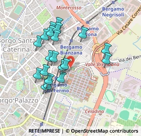 Mappa Via Carlo Serassi, 24124 Bergamo BG, Italia (0.413)