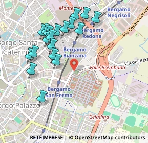 Mappa Via Carlo Serassi, 24124 Bergamo BG, Italia (0.517)