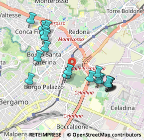 Mappa Via Carlo Serassi, 24124 Bergamo BG, Italia (0.9765)