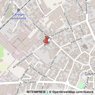 Mappa Via Rossini, 13- 15, 20833 Giussano, Monza e Brianza (Lombardia)