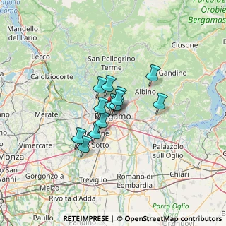 Mappa Vicolo Pelabrocco, 24121 Bergamo BG, Italia (7.73231)