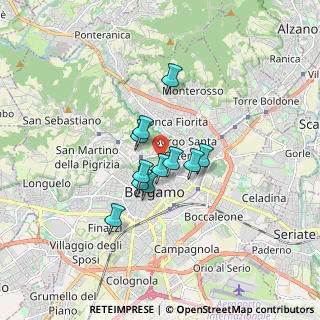 Mappa Vicolo Pelabrocco, 24121 Bergamo BG, Italia (1.11273)