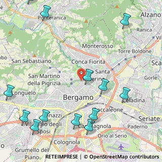 Mappa Vicolo Pelabrocco, 24121 Bergamo BG, Italia (2.99385)