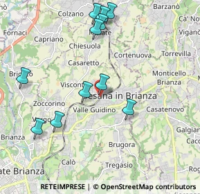 Mappa Via Giulio Zappa, 20842 Besana In Brianza MB, Italia (2.12545)