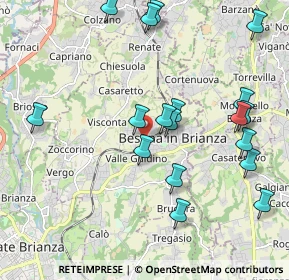 Mappa Via Giulio Zappa, 20842 Besana In Brianza MB, Italia (2.19556)