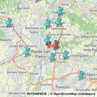 Mappa Via Ippolito Nievo, 24030 Mozzo BG, Italia (2.11083)