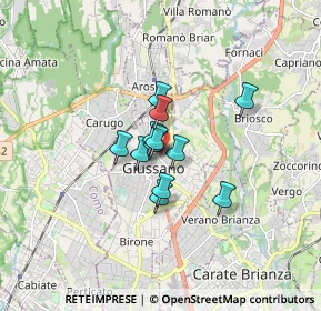 Mappa Vicolo S. Luigi, 20833 Giussano MB, Italia (0.96)