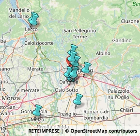 Mappa 24035 Mozzo BG, Italia (11.24833)