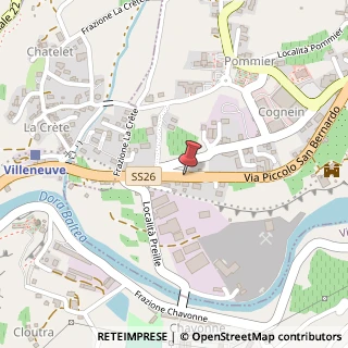 Mappa Via del Piccolo San Bernardo, 12, 11010 Saint-Pierre, Aosta (Valle d'Aosta)