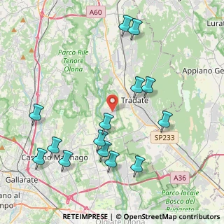 Mappa Via Adige, 21050 Lonate Ceppino VA, Italia (4.61143)