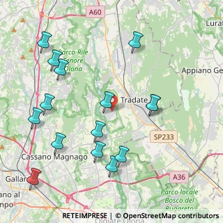 Mappa Via Adige, 21050 Lonate Ceppino VA, Italia (4.69867)