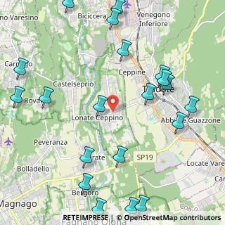 Mappa Via Adige, 21050 Lonate Ceppino VA, Italia (2.826)