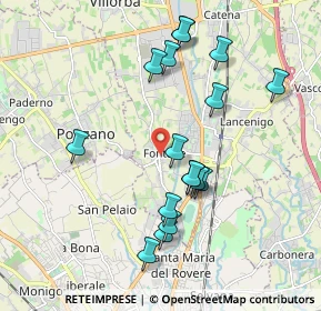 Mappa Piazza Luigi Cadorna, 31020 Villorba TV, Italia (1.88941)