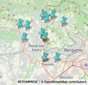 Mappa Via Capitani di Mozzo, 24030 Mozzo BG, Italia (3.38917)