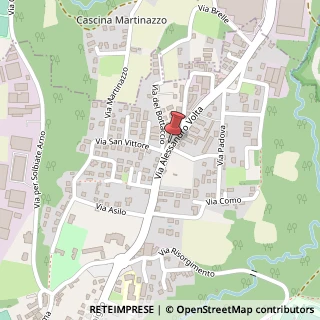 Mappa Via Volta, 25, 21040 Oggiona Con Santo Stefano, Varese (Lombardia)