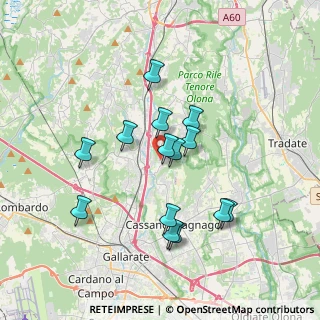 Mappa Via S. Vittore, 21040 Oggiona Con Santo Stefano VA, Italia (3.20143)
