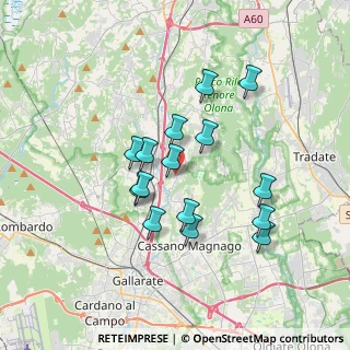 Mappa Via S. Vittore, 21040 Oggiona Con Santo Stefano VA, Italia (3.04933)
