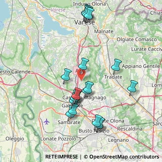 Mappa Via S. Vittore, 21040 Oggiona Con Santo Stefano VA, Italia (8.2795)