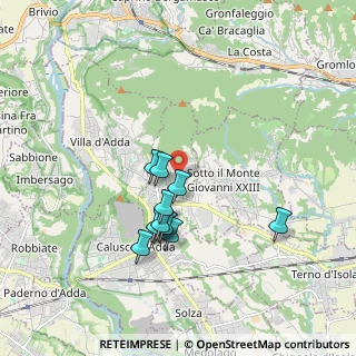 Mappa Via C. O. Morlani, 24030 Carvico BG, Italia (1.52)